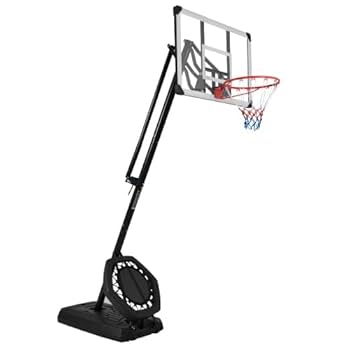 バスケットゴール フロントボード リバウンド付き 屋外用 524-240 Amazon.co.jp: バスケットゴール 高さ無段階調節 調節簡単